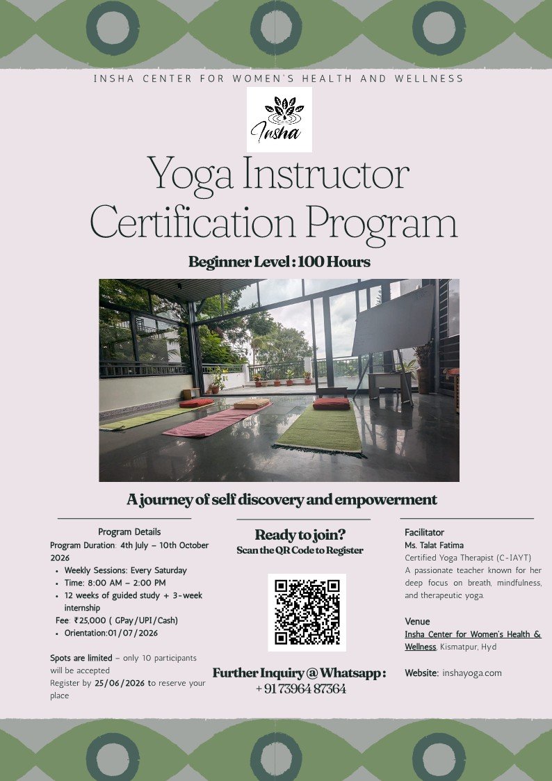 2026 Beginner Yoga Instructor Certification in hyderabad